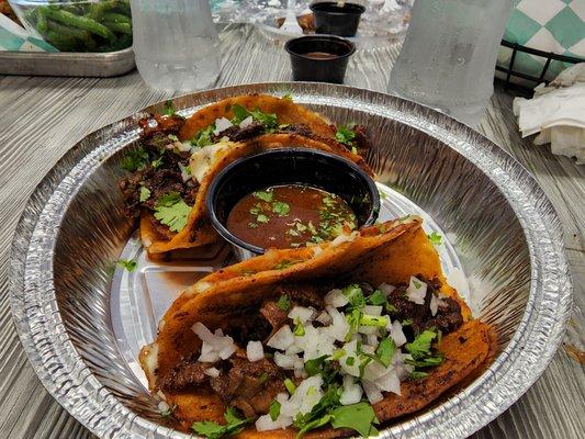 Birria tacos.