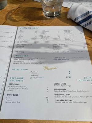 Menu 10/24