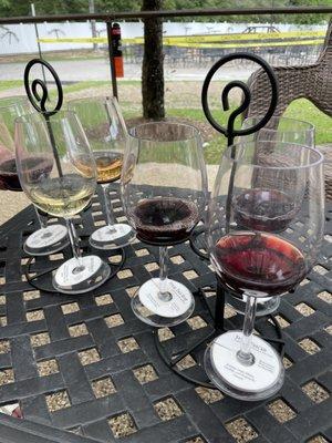 Dry and Red wine flights