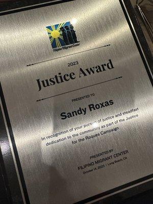 2023 Justice Award