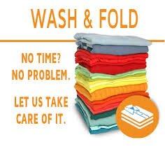 Wash dry and fold services