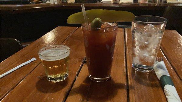 Shamrock Bloody Mary's and Shamosas are the Best!