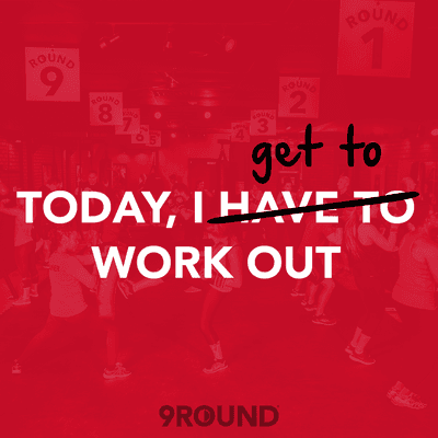 The workout changes everyday.  It's never boring at 9Round!