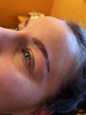 Eye brow laminations and tint