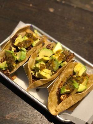 Vegan tacos upon request