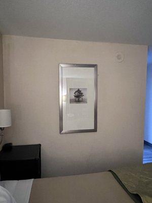 Hilariously large photo frame for a small photo