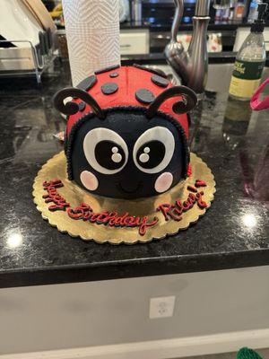 Lady bug cake!