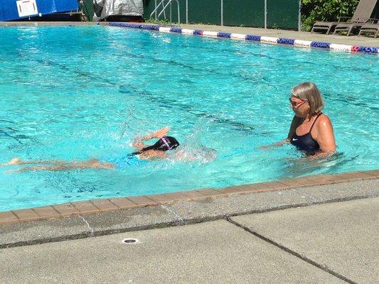 Swim lessons @ Woodridge!