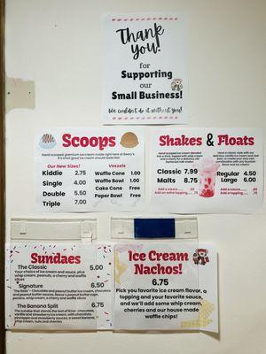 Icecream pricing