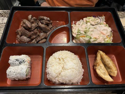 Steak bento