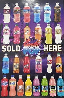 Exotic pop, soda flavors very rare in the US.