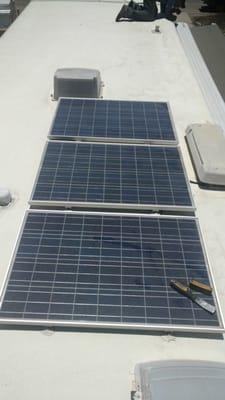 Solar panel installations done at Quality RV Repair