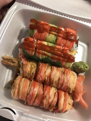 Top: Sexy Cowgirl Roll / Bottom: Tiger Roll