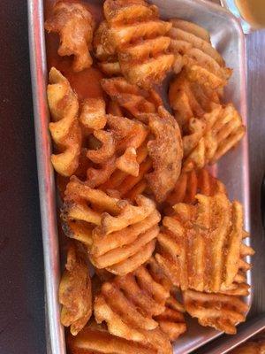 Waffle fries