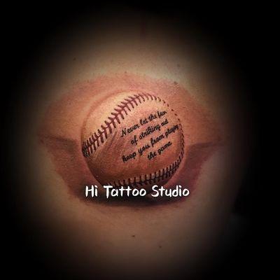 Baseball Tattoo