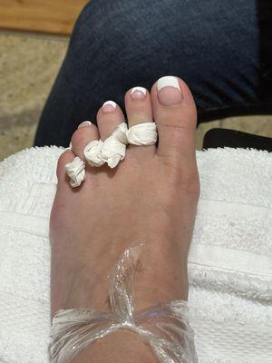 French pedicure