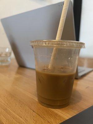 Small iced latte