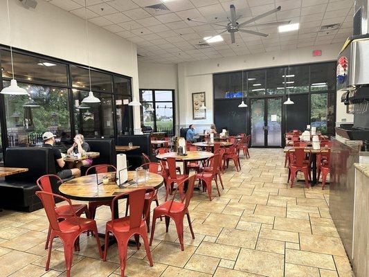 Interior of restaurant