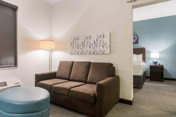 Extended Stay Rooms. Executive Suites. Home away from home.