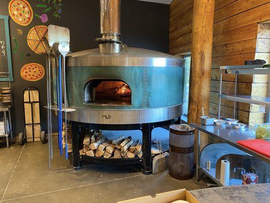 Wood fired pizza