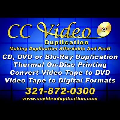 CC Video Duplication Services