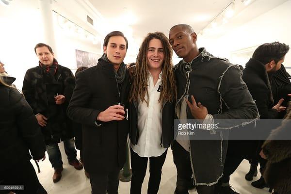 Actor Eli Cohen, Model Morgan Oconner and Director Alex Wright shopping and chilling