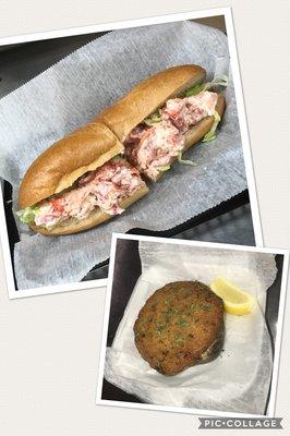 Now serving Lobster Sandwiches (small or large) and staffed quahogs (mild or spicy)