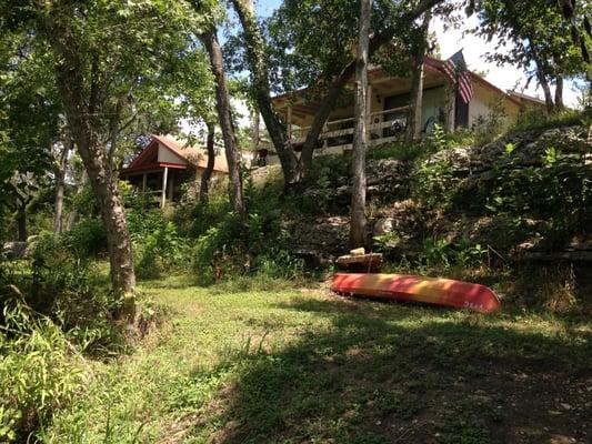 Our cabins on water