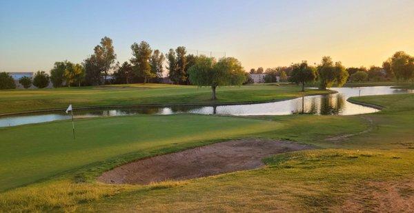 Birch Hills 18th Hole on 09/30/2022.