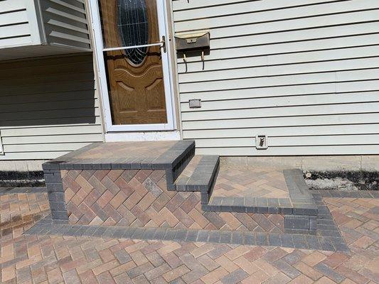 Brick steps