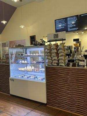 Counter with desserts