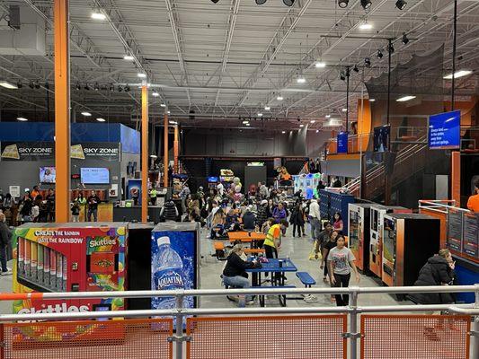 The main entrance/snack bar area.