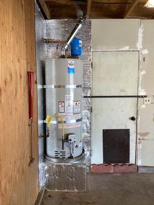 Water heater installation