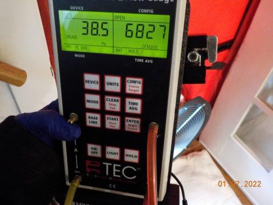 Blower Door Analysis