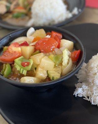 Sweet and sour lunch special