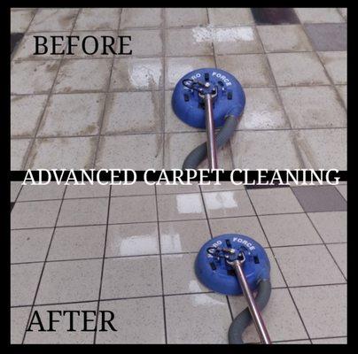 Commercial tile and Grout cleaning.