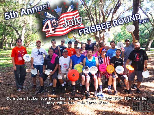 Annual 4th of July Frisbee Round