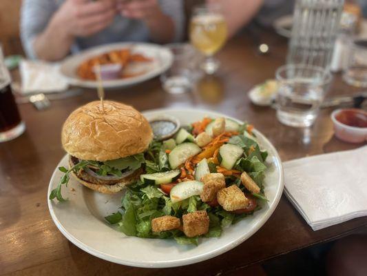 Southwest veggie burger