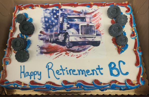 Retirement Cake