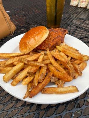 hot chicken sandwich