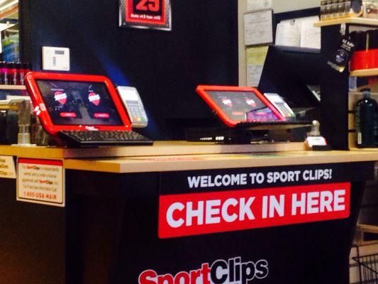 You can now check in using this kiosk