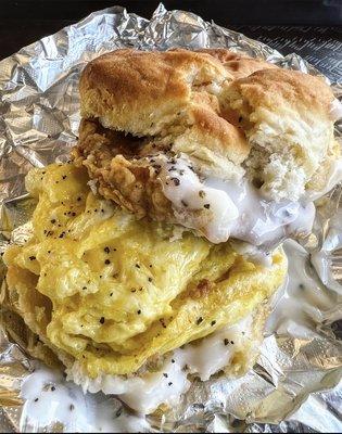 Tenderloin biscuit