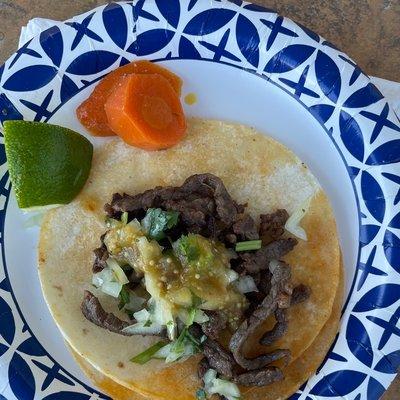 Asada taco