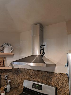 Range Hood Replacement.