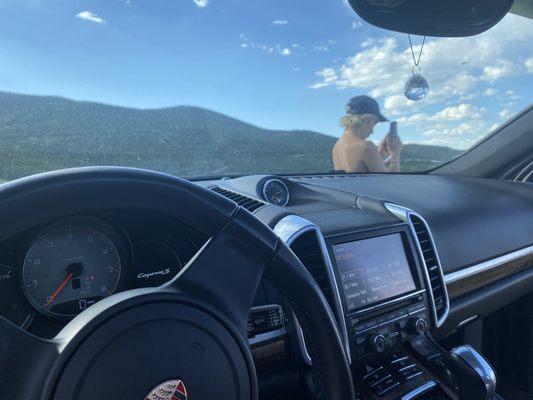 My new-to-me Porsche is really good in the mountains.