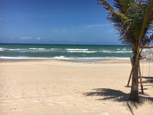 Beach 1 block from my lot.