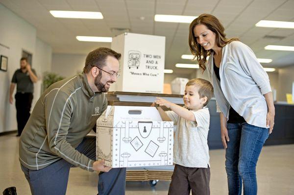 Truckie's Treasure Chest helps kids get excited about moving day!