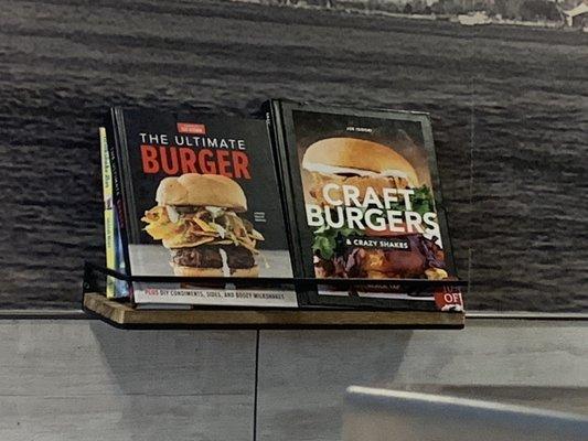 Books on Burgers....Heaven!