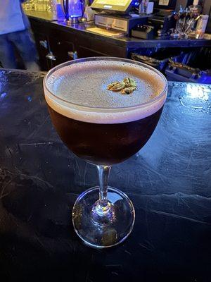 Espresso Martini made by Julie.