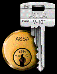 With Assa we can provide a High Security Key that only YOU can request duplicates and only from us!